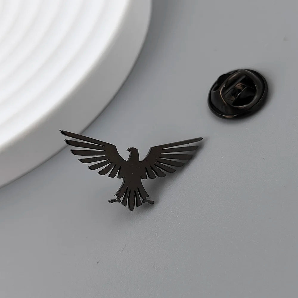Eagle Stainless steel brooch