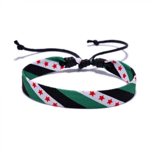 Syria Flag Handmade Braclet Striped