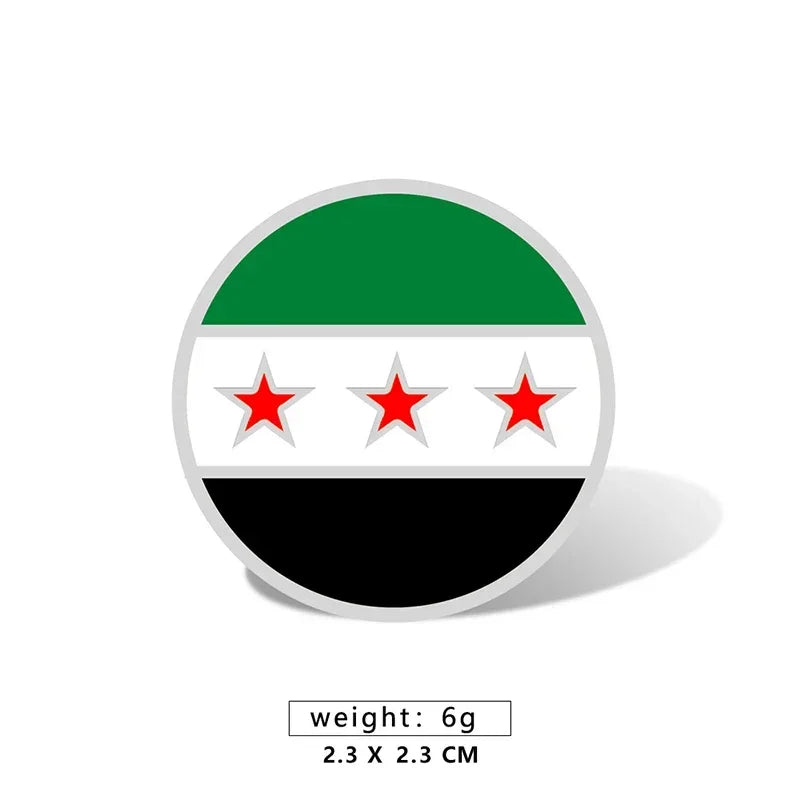 Syria Flag Brooch Syrian