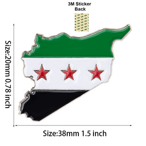 Syria Mobile Phone Sticker Badge Metal