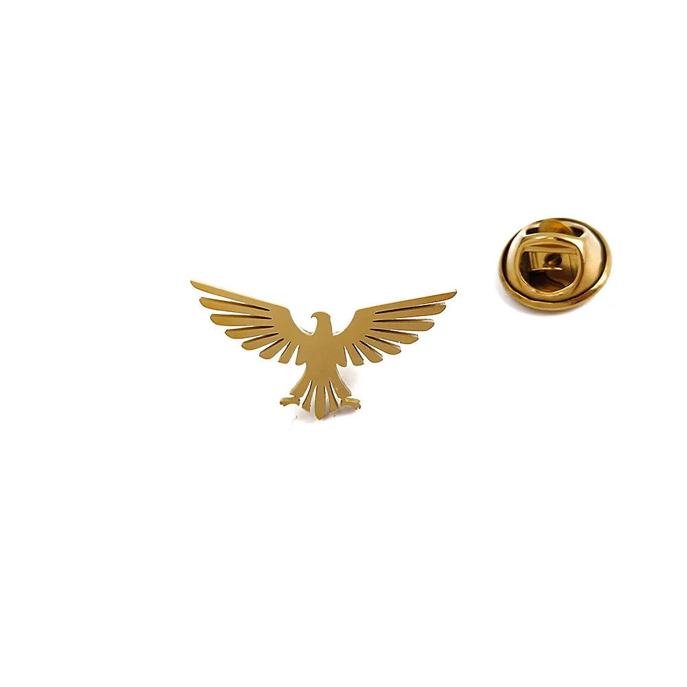 Eagle Stainless steel brooch