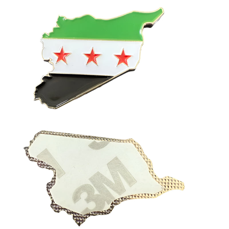 Syria Mobile Phone Sticker Badge Metal