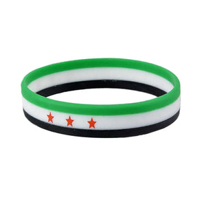 Syria Flag Sillicon Rubber