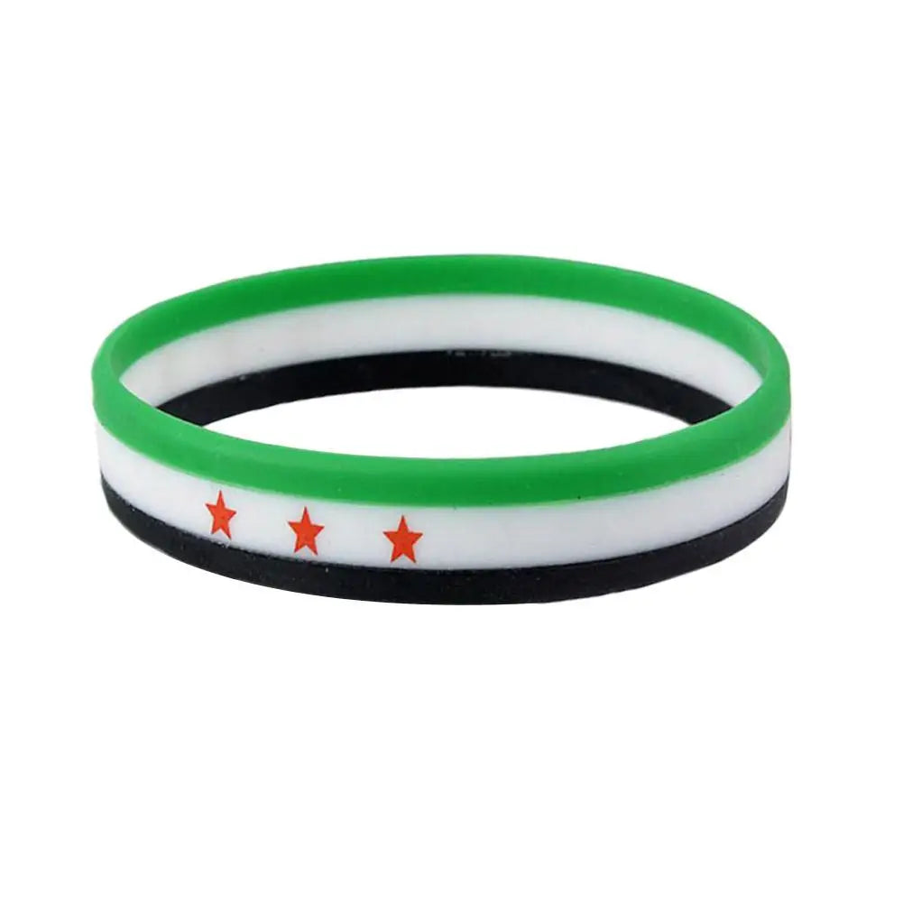 Syria Flag Sillicon Rubber