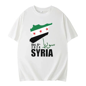 Syrian Flag Syria Oversized T-Shirt