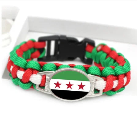 Syria Flag Handmade Bracelet