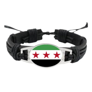 Syria Flag Handmade Bracelet
