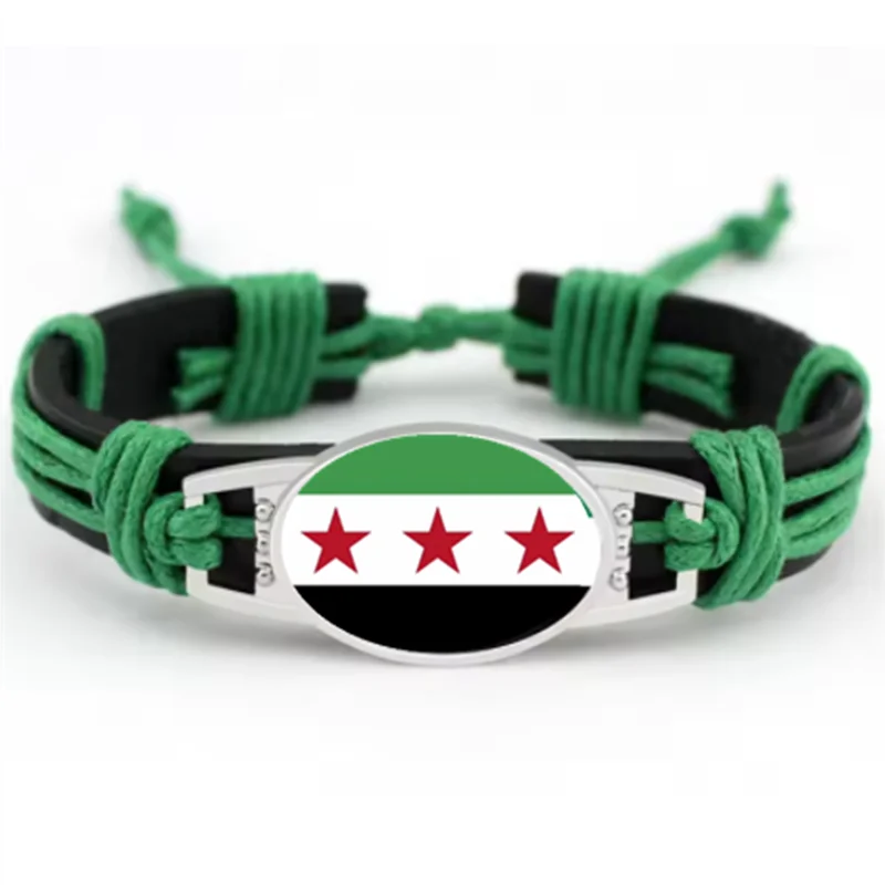 Syria Flag Handmade Bracelet