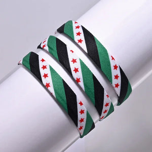 Syria Flag Handmade Braclet Striped