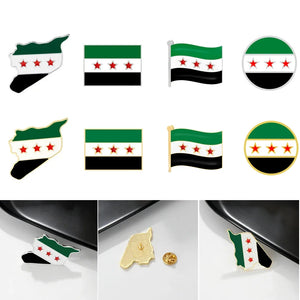 Syria Flag Brooch Syrian
