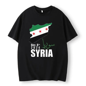Syrian Flag Syria Oversized T-Shirt
