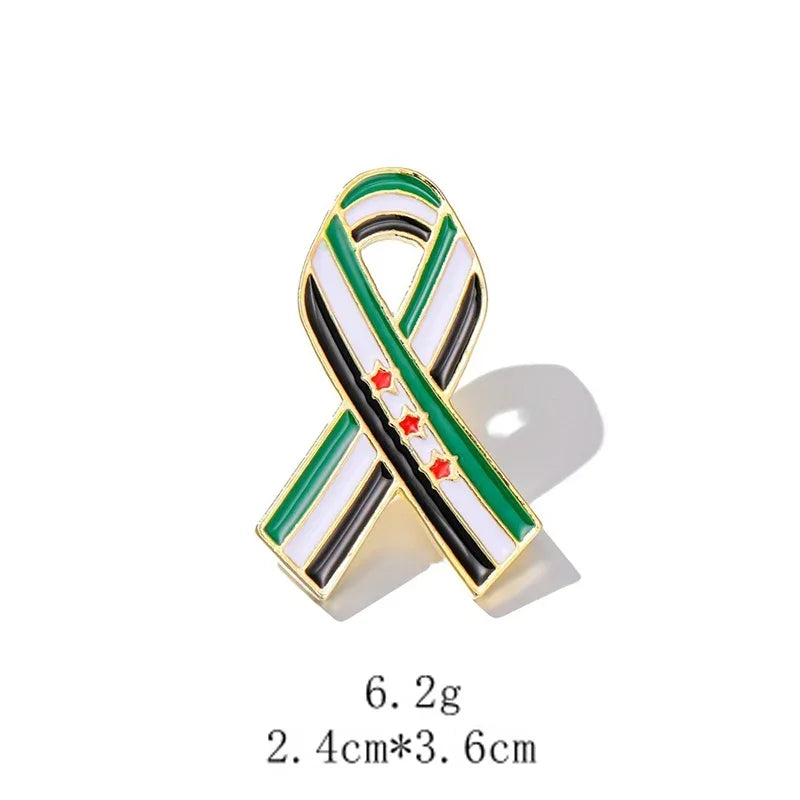 Syria Flag Brooch Syrian