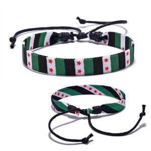 Syria Flag Handmade Braclet Striped