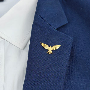 Eagle Stainless steel brooch