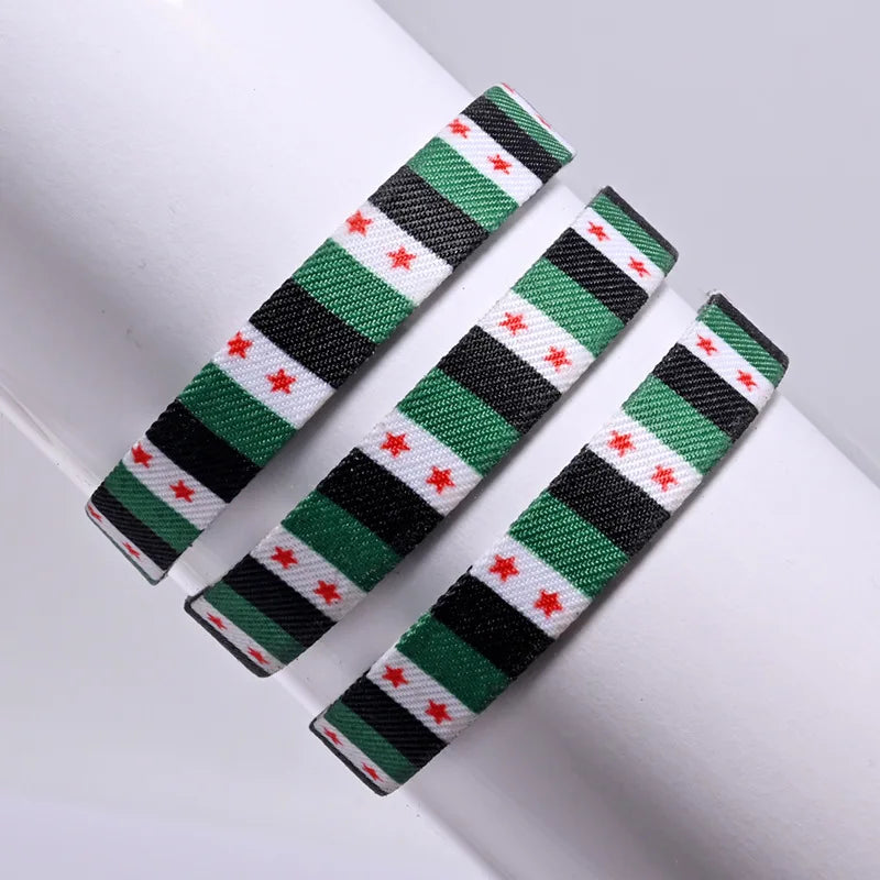 Syria Flag Handmade Braclet Striped